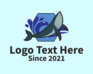 two-marine animal-logo-examples