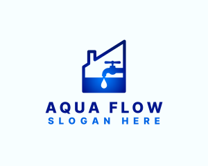 Water Faucet House logo design