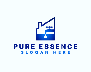 Purification - Water Faucet House logo design