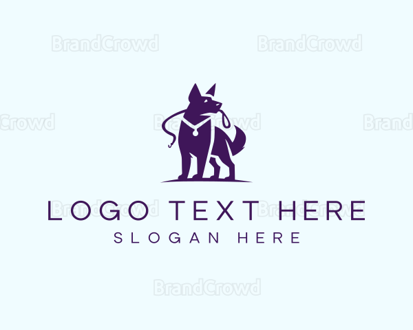 Dog Leash Training Logo