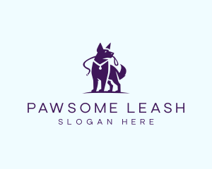 Leash - Dog Leash Training logo design