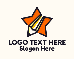 Learning Star Pencil  Logo