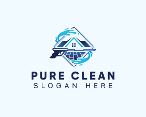 Water Clean Pressure Washing logo design