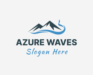 Mountain Wave Travel logo design