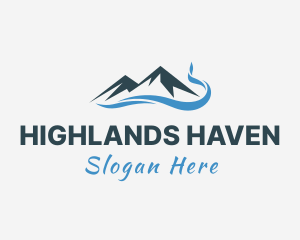 Mountain Wave Travel logo design