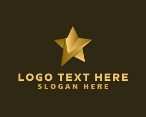 Perform - Premium Star Letter V logo design