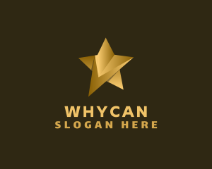 Premium Star Letter V Logo