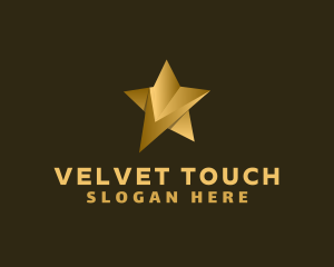 Premium Star Letter V logo design