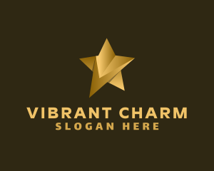 Personality - Premium Star Letter V logo design