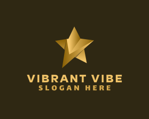 Premium Star Letter V logo design