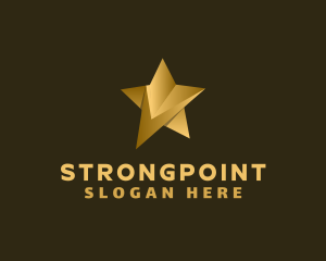 Success - Premium Star Letter V logo design