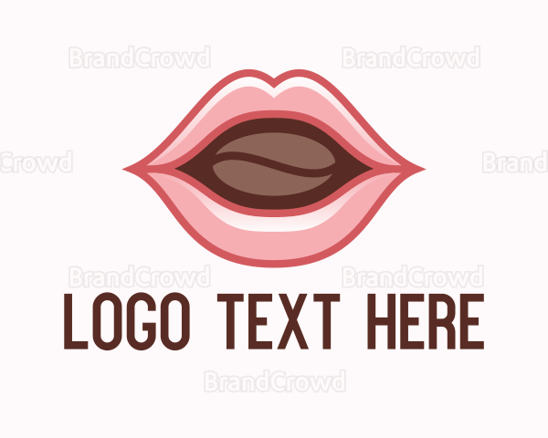 Coffee Bean Lip Logo