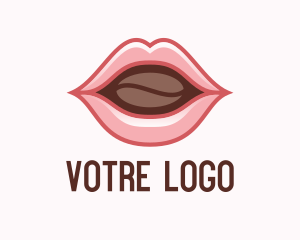 Bistro - Coffee Bean Lip logo design