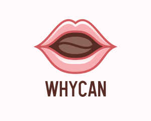 Coffee Shop - Coffee Bean Lip logo design