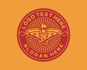 Pizzeria - Orange Italian Pizzeria logo design