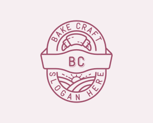 Croissant Bread Cafe logo design