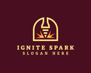 Industrial Laser Machine logo design