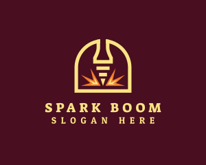 Industrial Laser Machine logo design