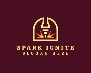 Industrial Laser Machine logo design