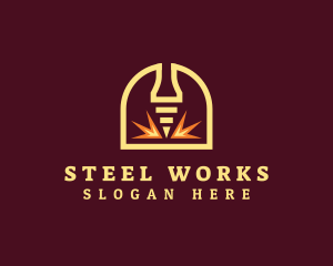 Industrial Laser Machine logo design