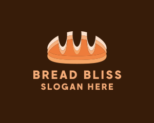 Baguette - Bread Blur Bakery logo design