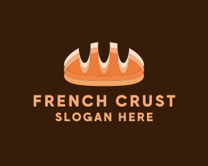 Baguette - Bread Blur Bakery logo design