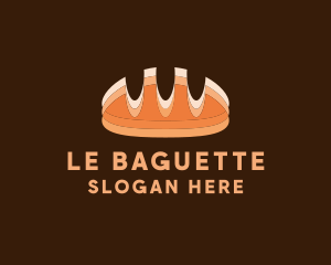 Baguette - Bread Blur Bakery logo design