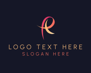 Ribbon - Creative Studio Letter A logo design