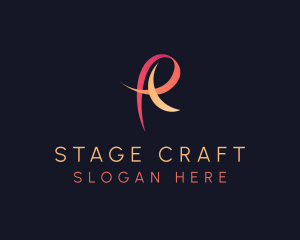 Theatre - Creative Studio Letter A logo design