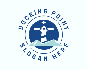 Docking - Nautical Lighthouse Tower logo design