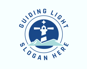 Nautical Lighthouse Tower logo design