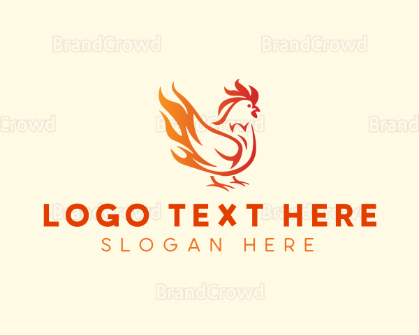 Fire Chicken BBQ Logo