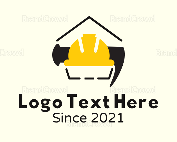 House Safety Helmet Logo