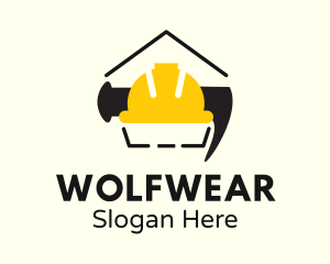 House Safety Helmet  Logo