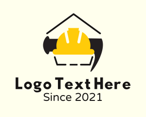 Helmet - House Safety Helmet logo design