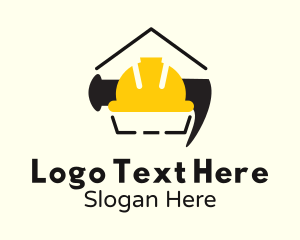 House Safety Helmet  Logo