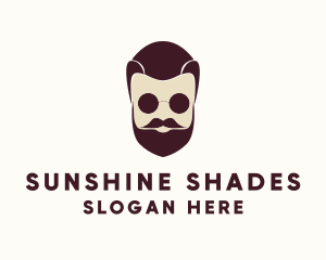 Sunglasses - Hipster Sunglasses Man logo design