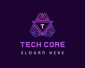 Digital Triangle Technology logo design