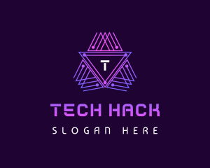 Digital Triangle Technology logo design