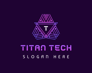 Digital Triangle Technology logo design