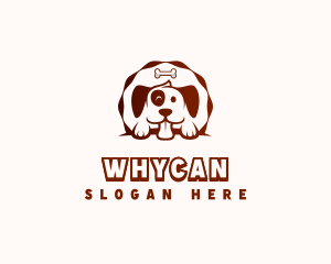 Puppy Veterinarian Shelter Logo