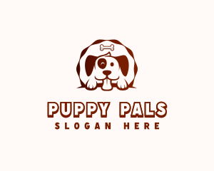 Puppy Veterinarian Shelter logo design