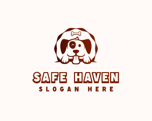 Puppy Veterinarian Shelter logo design