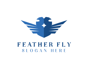 Double Falcon Wing logo design