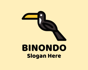 Perched Toucan Bird Logo