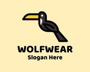 Perched Toucan Bird Logo