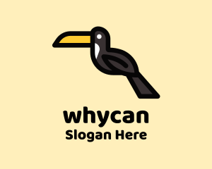 Perched Toucan Bird Logo