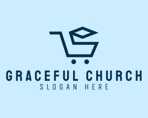 Online Shopping - Shopping Cart Grocery logo design