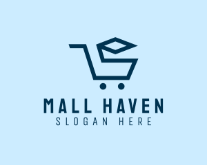 Shopping Cart Grocery logo design