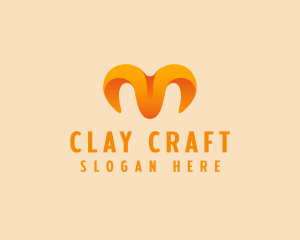 Clay - Creative Playful Jelly Letter M logo design